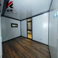 Maison préfabriquée standard personnalisée de 20 pieds ou 40 pieds, maison mobile extensible de 2 ou 3 chambres, maison conteneur à bon prix