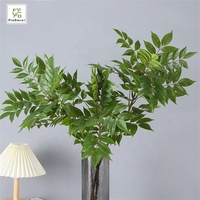 Künstliche echte Berührung Nandina Domestica verlässt Pflanzen und Grün für Hochzeits feier Home Tisch dekoration