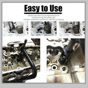 12 Uds Herramienta <span class=keywords><strong>de</strong></span> extracción <span class=keywords><strong>de</strong></span> compresor <span class=keywords><strong>de</strong></span> resorte <span class=keywords><strong>de</strong></span> válvula con abrazadera C sólida 5 uds adaptadores <span class=keywords><strong>de</strong></span> empujador <span class=keywords><strong>de</strong></span> pinza para equipo <span class=keywords><strong>de</strong></span> vehículo <span class=keywords><strong>de</strong></span> motocicleta - Product Image 5