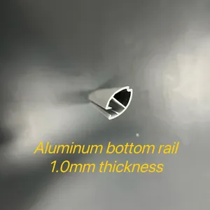 Groothandel Rolblinde Onderrail Hoge Kwaliteit Aluminium Profiel 1.0Mm Dikte