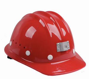 قبعة صلبة من البولي إيثيلين وسوداء وصفراء وحمراء من البلاستيك للبناء - Product Image 5