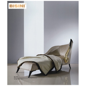 Sedia da pranzo imbottita in velluto con struttura in legno di lusso Neo europeo con finitura laccata nera per uso Villa - Product Image 4