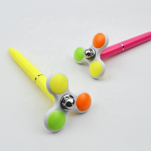 नवीनता प्लास्टिक स्पिनर जेल पेन स्कूल उपहार fidget बॉल पेन के साथ कस्टम लोगो - Product Image 4