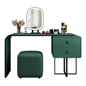 이탈리아 가벼운 호화스러운 침실 고정되는 저장 내각 거울과 의자를 가진 현대 화장대
