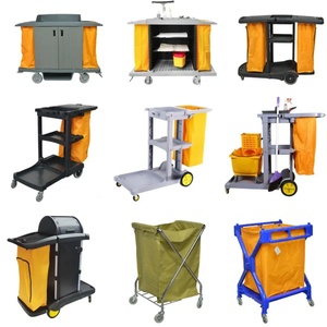 Ensemble de chariot de roue de nettoyage ménage balai vadrouille support d'organisation outils de nettoyage - Product Image 2