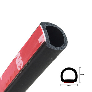 Guarnizione in Gomma Tipo <span class=keywords><strong>B</strong></span>/Z/<span class=keywords><strong>P</strong></span>/D, Striscia Isolante Acustica per Bordi Porta Auto, Guarnizione Antirumore e Antipolvere - Product Image 2