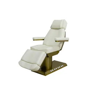 Factory Luxury Electric Salon Esthetician Curve Chair Eyelash Spa Lash Treatment Facial Bed Massage Table Beauty Bed