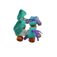 Chaussures de patin à roulettes à double rangée rétractables pour enfants débutants