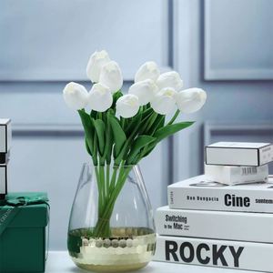 Fleur artificielle de haute qualité, effet toucher réel, tulipe de simulation, pour la décoration de la maison, des mariages et des fêtes - Product Image 4