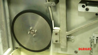 Résistance à l'usure pour le polissage des métaux, testeur d'abrasion à roue en caoutchouc pour sable sec 130N, norme ASTM G65