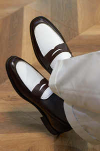 Hoge Kwaliteit Echte Koe Lederen Mannen Slip-On Jurk Schoenen Custom Logo Puntige Neus Formeel Kantoor & Bruiloft Flat Design - Product Image 5