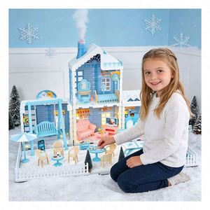 Casa de Juegos con Piscina y Balcón, con Ascensor y Muebles, Juego de Simulación, Regalo, Plástico, Unisex, para Niños de 5 a 7 Años - Product Image 4