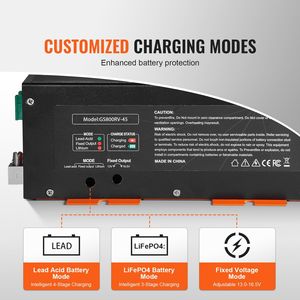 45 Amp 110V AC à 12V DC RV Power Converter Chargeur de batterie essentiel pour les systèmes électriques RV - Product Image 3