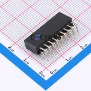 PM254-2-09-W-8.5 Pin Socket Bent Lead Through Hole,P=2.54mm Connector 2x9P 2.54mm 2.54mm Square Hole - Product Image 2