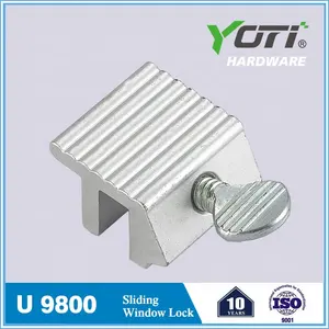 U 9800 Aluminum Sliding Window Lock With Thumbscrew