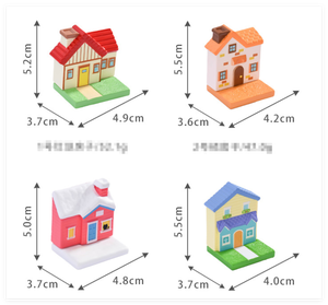 Kit de <span class=keywords><strong>jardin</strong></span> <span class=keywords><strong>zen</strong></span> miniature 3D coloré, micro-paysage, décoration de la maison, sculpture miniature de maison, petite figurine, artisanat en résine, jouets pour enfants - Product Image 2