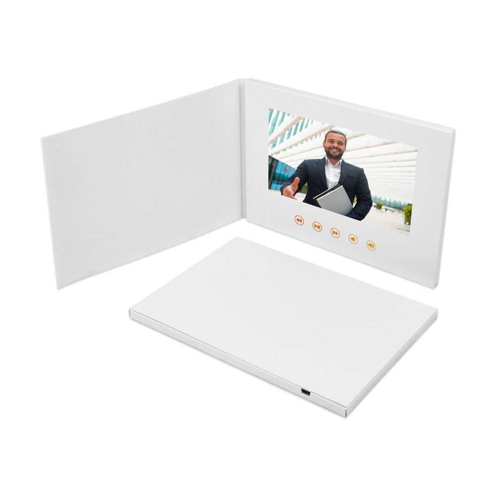 Custom LCD Screen Video Brochure Inch, A5 Size