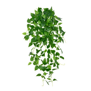 Plante murale artificielle en lierre vert, plante grimpante décorative d'intérieur, fausse verdure en plastique pour la décoration de la maison et du bureau - Product Image 4