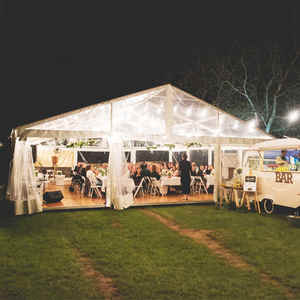 Tente de mariage de partie de chapiteau d'envergure claire 10x30 30x50 20x40 Tentes imperméables de cadre de mariage de structure à vendre - Product Image 5
