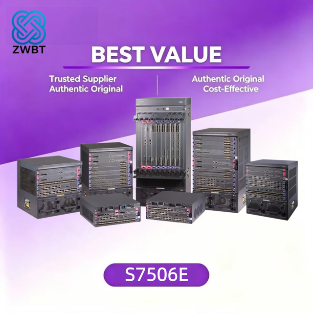 S7506E Brand New Original H3C S7500E 6 Slots Modular Layer 3 Core Chassis Switch Support IRF LACP  Data Center Aggregation