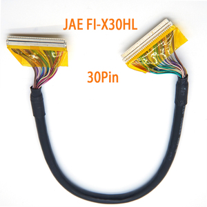 Hoge flexibiliteit JAE FI-X30HL Dual Head 30-pins 1,0 mm pitch scherm LVDS-kabel 300 mm voor notebook All-in-One PC LCD OLED-paneel - Product Image 1