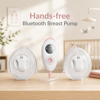 Tire-lait électrique portable mains libres, extracteur de lait, contrôle par application Bluetooth, certifié CE ISO13485, silencieux, pompe d'allaitement portable
