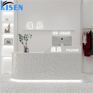 Kisen Luxury Versatile for Office Hospital Bar Hotel Living Room Workshop Salon Cashier Counter <b>Small</b> Office Reception Table - Product Image 4