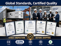 Générateur diesel industriel 100/150/250/500/1000/1250/1500/2000/2250 KVA Kw avec moteur Mitsubishi/Sme/Yuchai/Mtu/Baudouin Super ATS