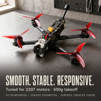 Hélices de drone FPV GEMFAN 5127.5, 5 pouces, 3 pales, en PC, CW+CCW, 4,2 g, légères, pour drones FPV Freestyle