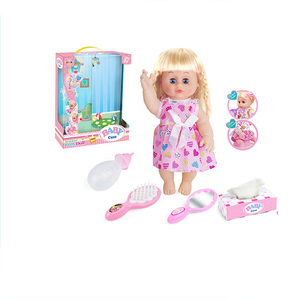 <span class=keywords><strong>DK</strong></span> Toys-muñeca con accesorios para niñas, juguete de muñeca de 14 pulgadas con espejo - Product Image 4
