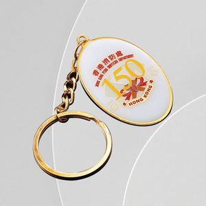 พวงกุญแจโลหะเคลือบแข็งหลากสีของที่ระลึกจากแฟนฟุตบอลพวงกุญแจของสะสม - Product Image 5