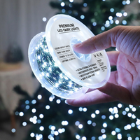 LED Weihnachtsbeleuchtung 220V IP44 Wasserdicht Weihnachtsbaum-Lichter Warmweiß Mehrfarbig für Innen- und Außendekoration