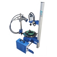Table de soudage en acier inoxydable de 50 kg, positionneur de soudage rotatif et mandrin réglable de 200 mm