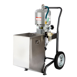 Pistola de Pintura Neumática sin Aire de Acero Inoxidable de Alta Eficiencia y Gran Capacidad de 80L para Recubrimientos Gruesos Ignífugos - Product Image 2
