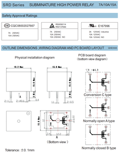 SRD-48VDC-SL-A Songle Relay 4-pin 5-pin10a mới ban đầu trong Relay điện Chứng Khoán - Product Image 5