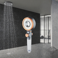 Accessoires de robinetterie de salle de bain modernes multifonctions, haute pression, écologiques, en plastique, à économie d'eau, avec finition effet pluie