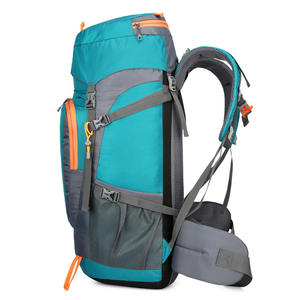 Sac à dos de randonnée en nylon 55+10L, sac de sport de plein air, imperméable, pour l'escalade, la randonnée, la montagne, housse de pluie, sac à dos de montagne - Product Image 3