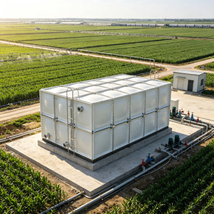 50,000 Liters/gallon Modular Glass <strong>Fiber</strong> FRP GRP Fire Water <strong>tank</strong> - Large Rectangular Shape - Product Image 1