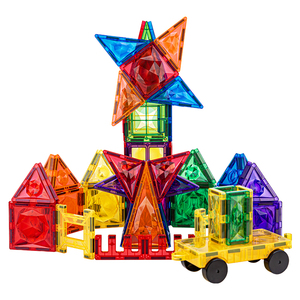 Consegna Rapida, Piastrelle Magnetiche per Bambini, Giocattoli Magnetici Colorati <span class=keywords><strong>Arcobaleno</strong></span>, Blocchi da Costruzione Magnetici - Product Image 4