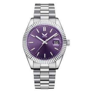 Orologio Meccanico da Uomo Subacqueo con Cinturino in Pelle, Calendario Luminoso, Resistente all'Acqua 5ATM, Stile alla Moda - Product Image 1