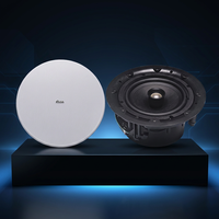 Altavoz Coaxial de Techo Thinuna MS-8L II de 8 Pulgadas, 100W, 8 Ohmios, con Rejilla Magnética para Música de Fondo de Alta Fidelidad