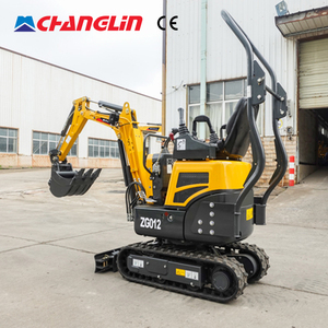 Machines de terrassement Changlin 100% neuves et d'origine, mini-excavatrice sur chenilles, micro-excavatrice de 1 tonne avec abri standard - Product Image 3