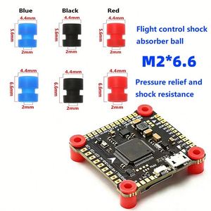 Billes anti-vibrations en silicone M2*6.6 M3*8 pour supports d'absorption des chocs de contrôleur de vol de drone de course FPV - Product Image 1