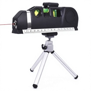 Nivel Láser 4 en 1 Preciso y Multiusos con Trípode, Proyecta Rayos de Luz Horizontales/Verticales y Mide con Cinta Métrica ETOPOO - Product Image 4