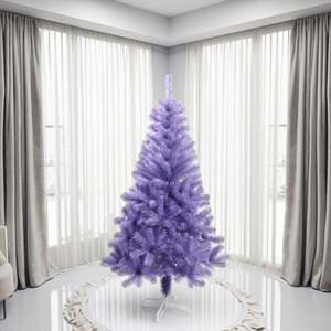 Nouveau Design Personnalisé Unique 60Cm à 300Cm Artificiel Violet PET Sapin de Noël - Product Image 2