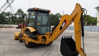 Gebrauchte Bagger lader Bagger lader China Small Wheel Mini 4x4 Traktor Bagger Bagger Bagger lader Zum Verkauf 2020 CAT 420F