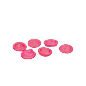 Suorec Nitrile Finger <b>Cots</b> <b>Pink</b> Textured Anti-Slip For Electronic Homework Touchscreen Use - Product Image 5