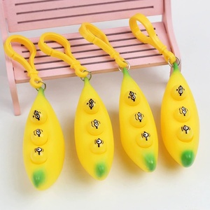 Herramienta para Aliviar el Estrés, Juguete Antiestrés con Forma de Plátano para Apretar, Juguete Musical para Aliviar el Estrés, Llavero con Forma de Plátano Explosivo - Product Image 2
