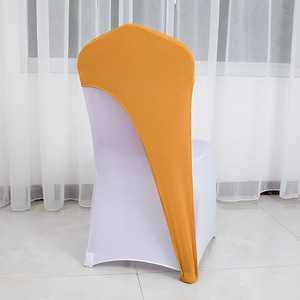 High Spandex Elastic <strong>Chair</strong> Slipcover Machine Washable Durable Eco-Friendly Reusable Universal Fit Customized Color Plain Style - Product Image 3