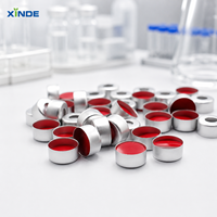 Flacon en verre borosilicate XINDE de 1 ml à 20 ml avec bouchon septum en PTFE/silicone, flacon vide pour sérum, pour infusion pharmaceutique
